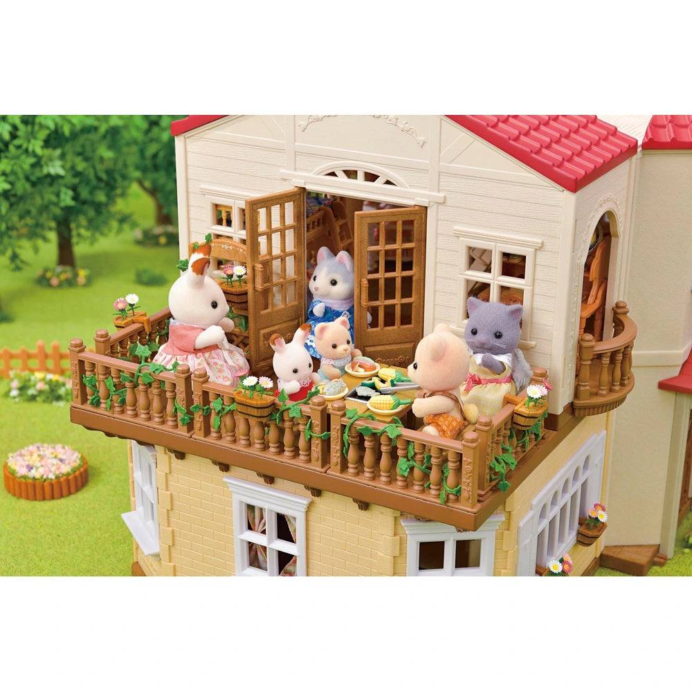 Sylvanian Families Red Roof Country Home Set -Secret Attic Playroom-