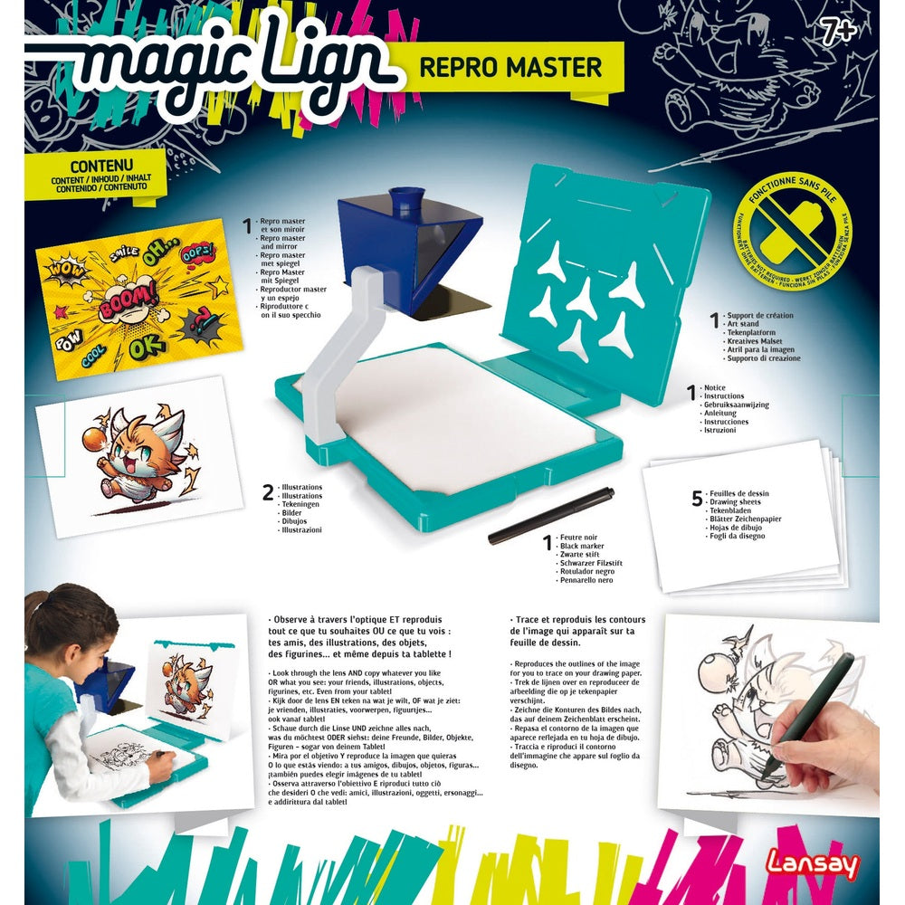 Magic Lign Repro Master Tracing Drawing Board Kit