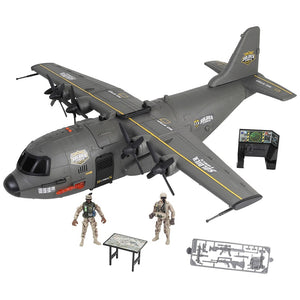 Soldier Force Lights And Sounds Hercules Cargo Plane Set