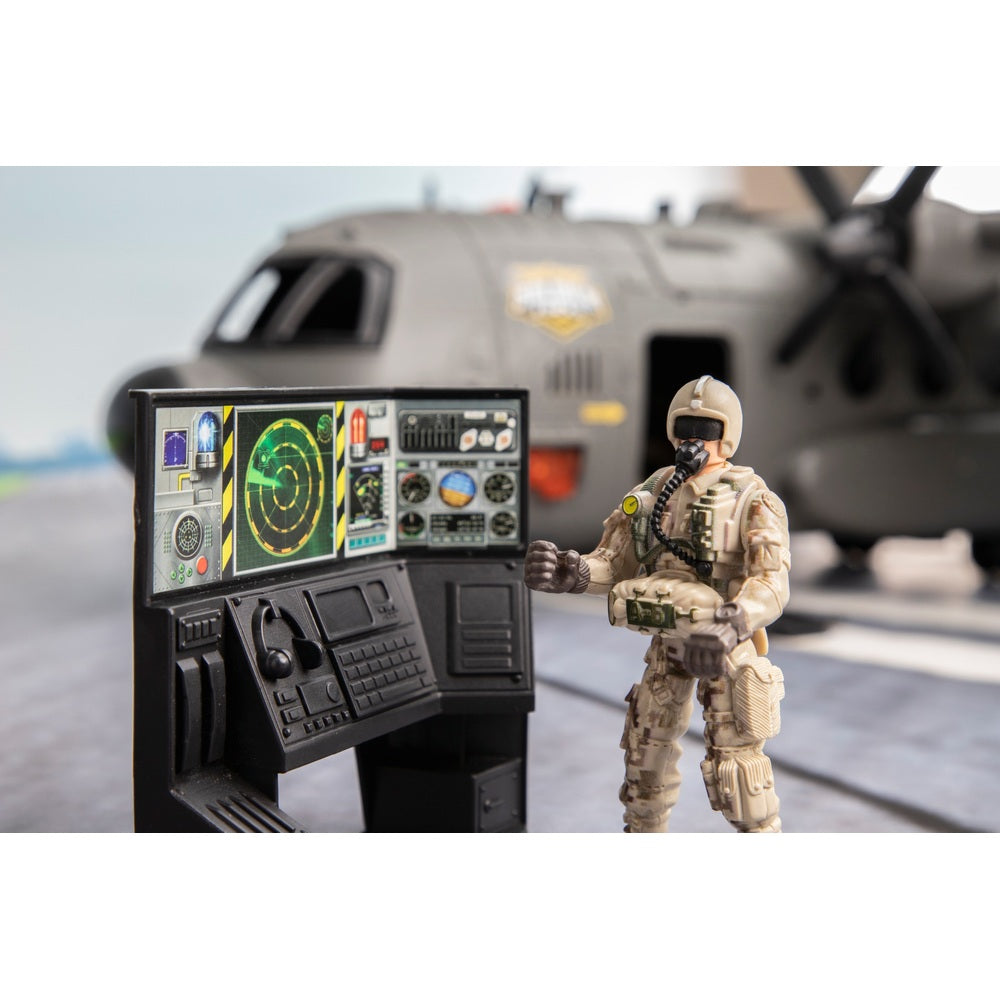 Soldier Force Lights And Sounds Hercules Cargo Plane Set