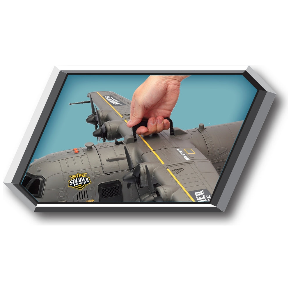 Soldier Force Lights And Sounds Hercules Cargo Plane Set