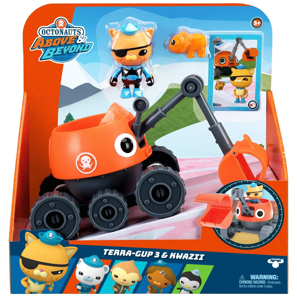 Octonauts Terra Gup 3 And Kwazii Deluxe Toy Vehicle & Figure Set