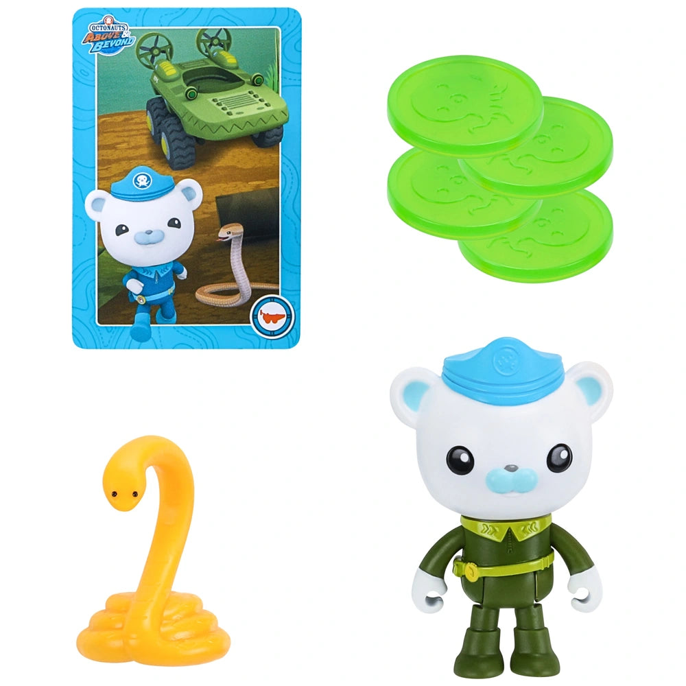 Octonauts Deluxe Toy Vehicle & Figure, Gup-K And Captain Barnacles Pack