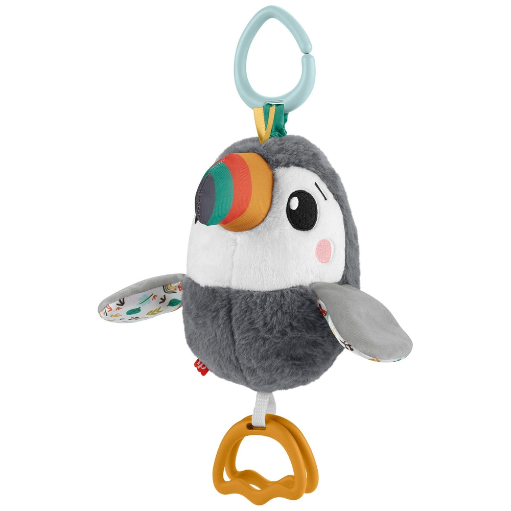 Fisher Price Flap & Go Toucan Baby Stroller Activity Toy