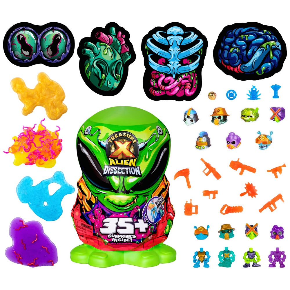 Treasure X Mega Alien Dissection With 35 Surprises