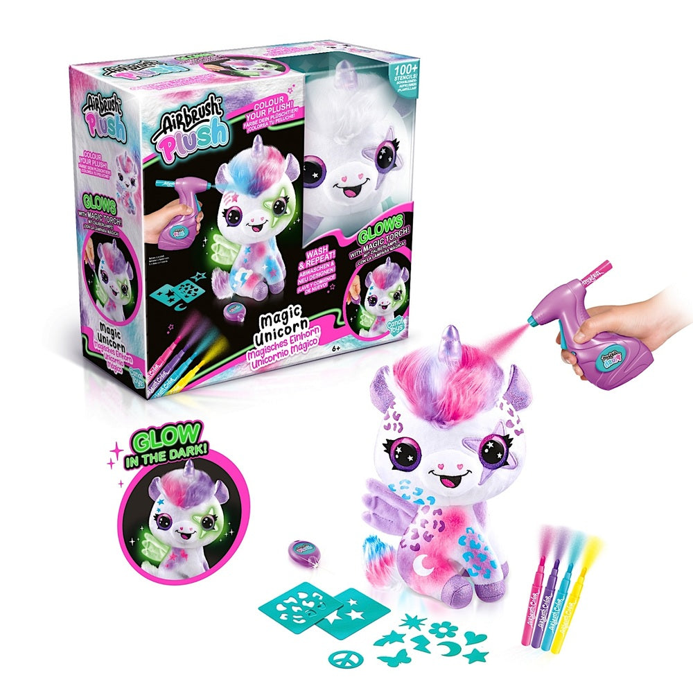 Airbrush Plush Magic Unicorn