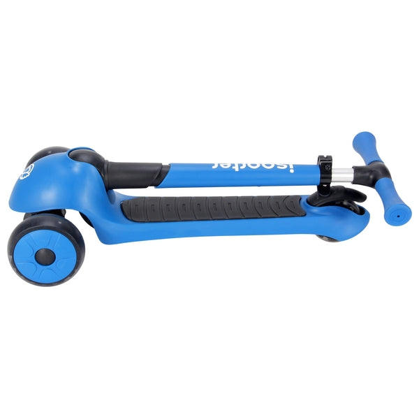 Isporter Foldable Led Blue Scooter
