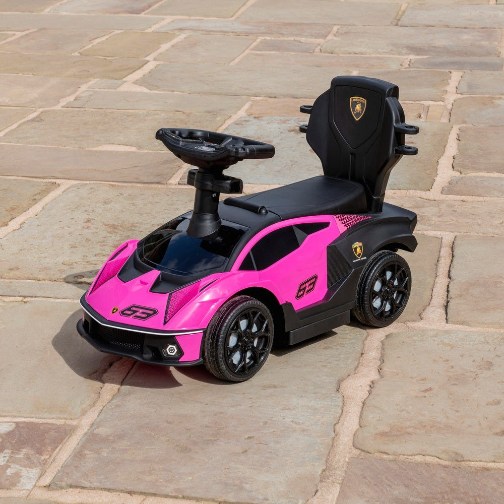 Lamborghini 2-In-1 Push Car Ride On