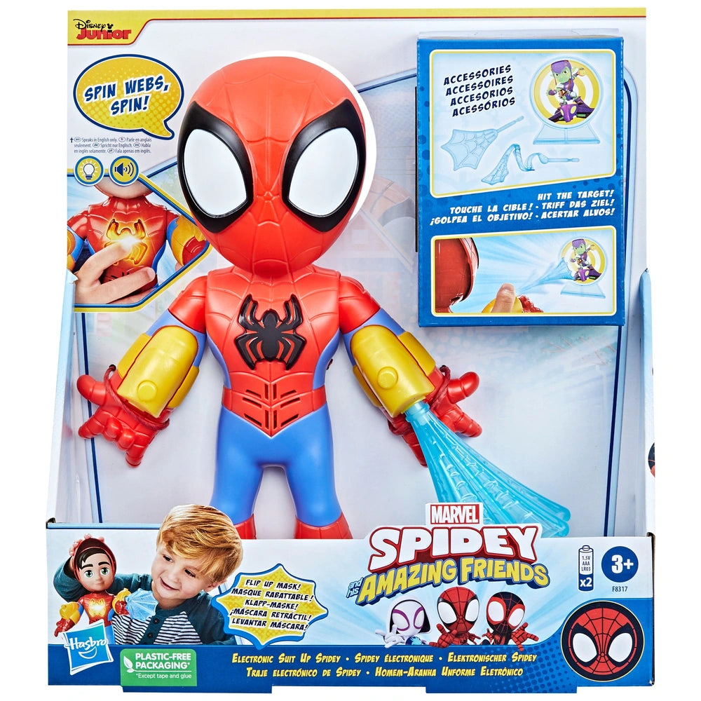 Marvel Spidey And His Amazing Friends Electronic Suit Up Spidey