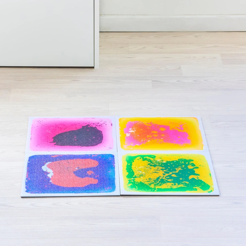 Play Factory Play Floor Tiles Liquid Sensory 4 Pack