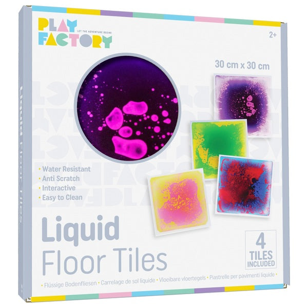 Play Factory Play Floor Tiles Liquid Sensory 4 Pack