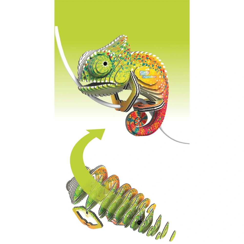 Eugy 3D Model Kit 075: Chameleon