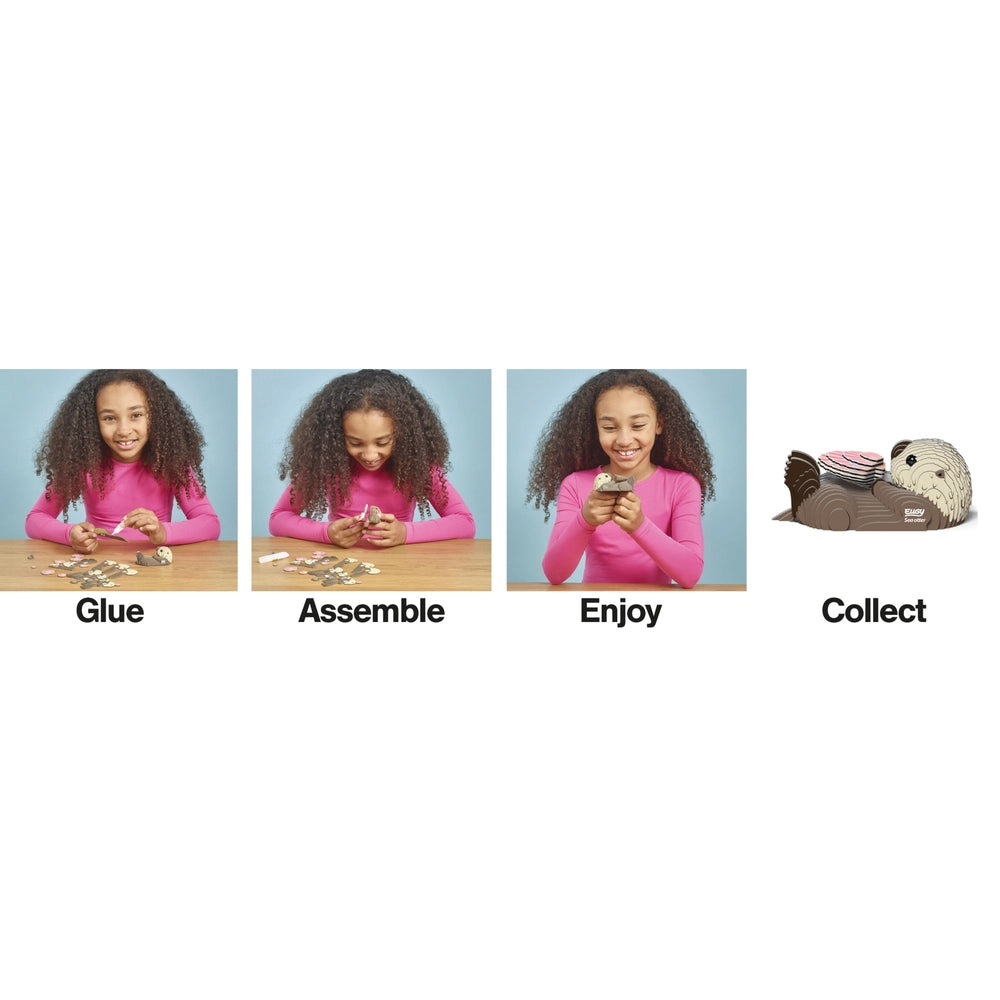 Eugy 3D Model Kit 060: Sea Otter