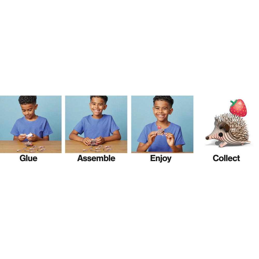 Eugy 3D Model Kit 026: Hedgehog