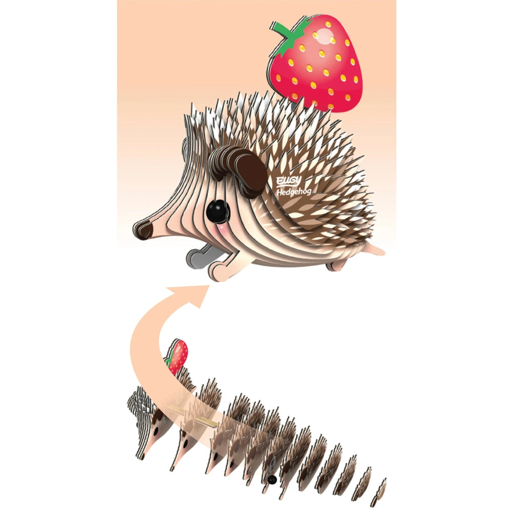 Eugy 3D Model Kit 026: Hedgehog
