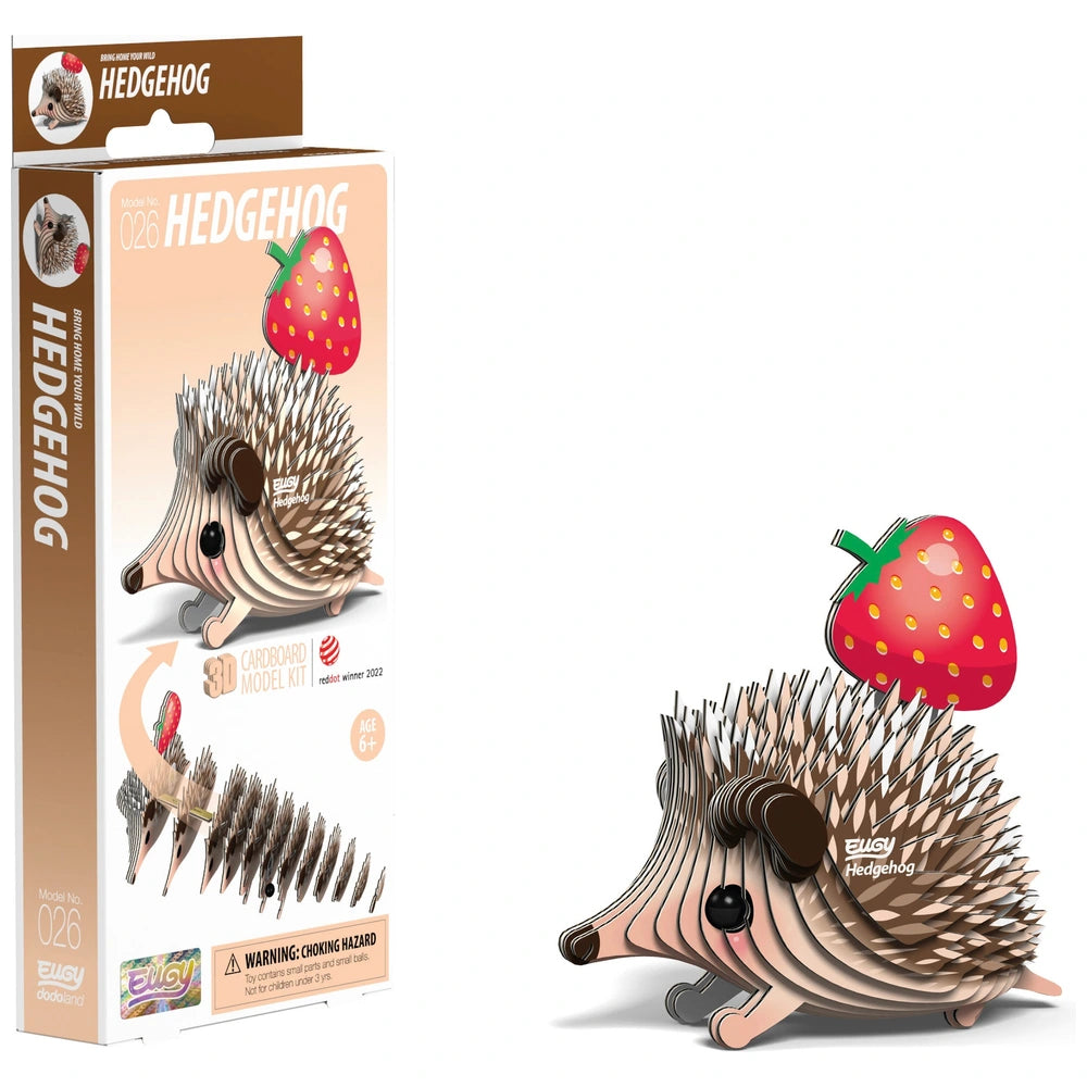Eugy 3D Model Kit 026: Hedgehog