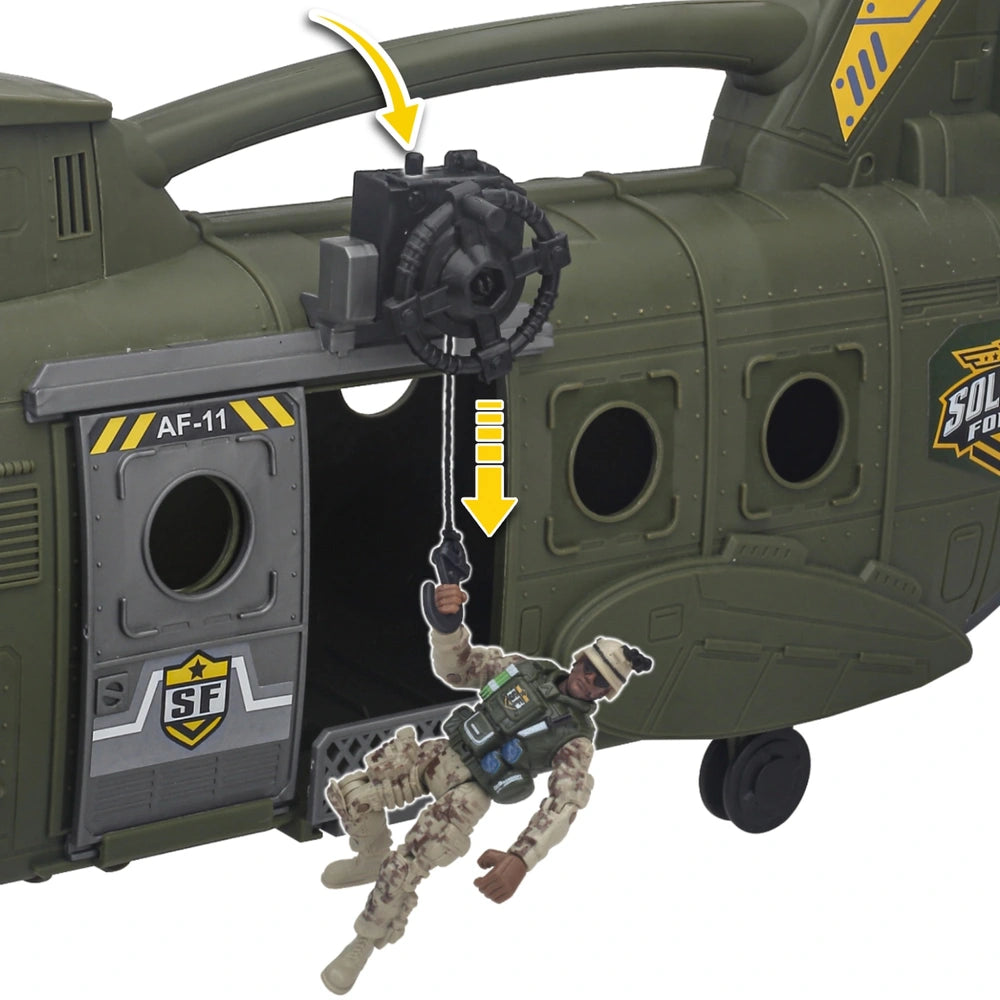 Soldier Force Playset Military Vehicles With Lights And Sounds