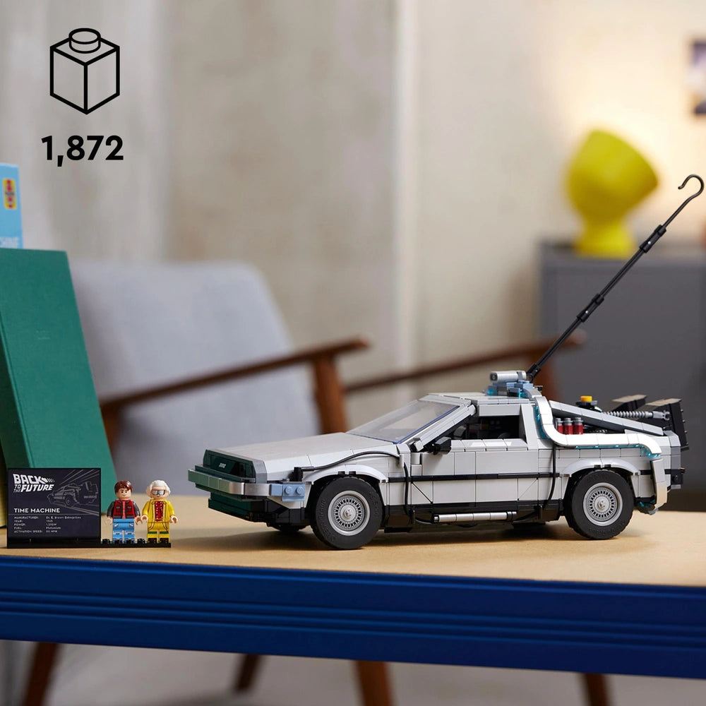 Lego Icons 10300 Back To The Future Time Machine Delorean Car Set