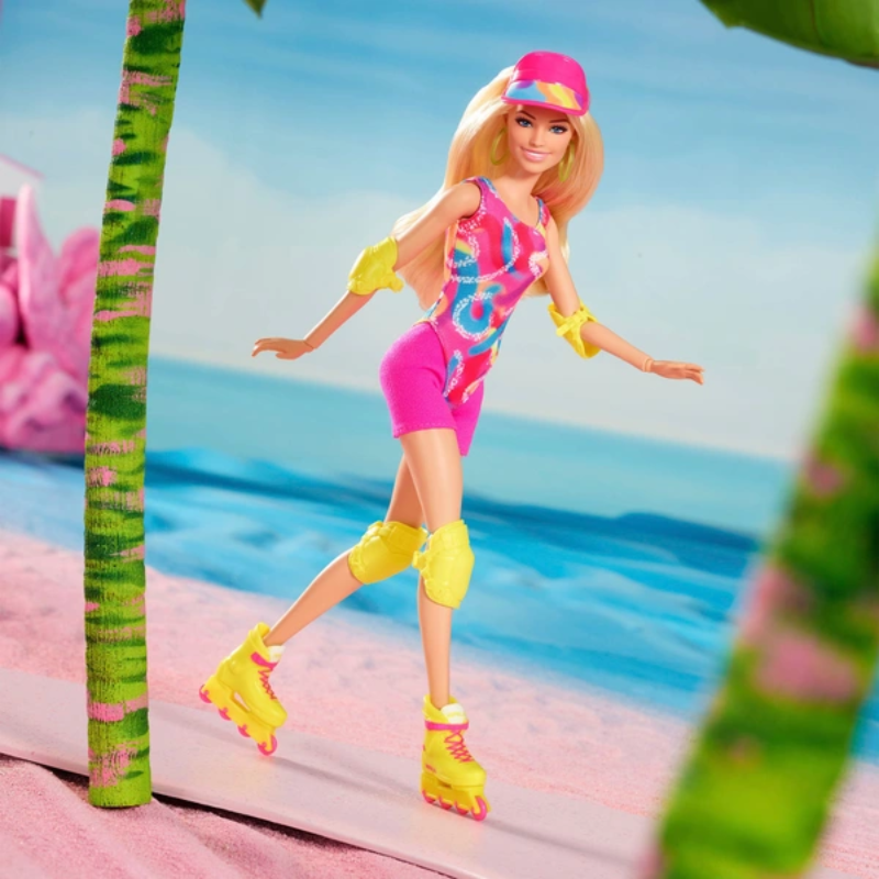 Barbie The Movie Neon Roller Skating Doll