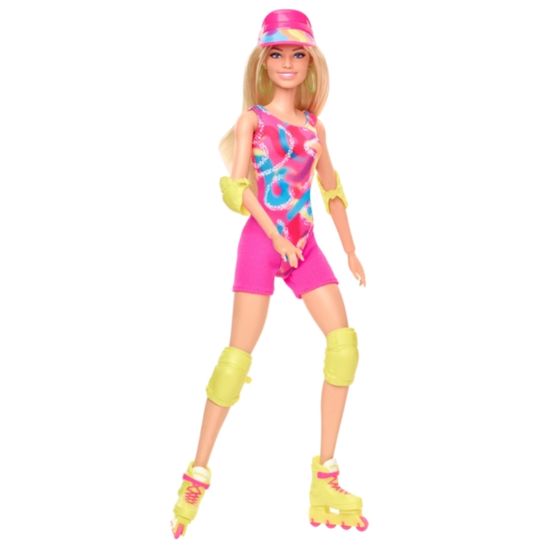 Barbie The Movie Neon Roller Skating Doll