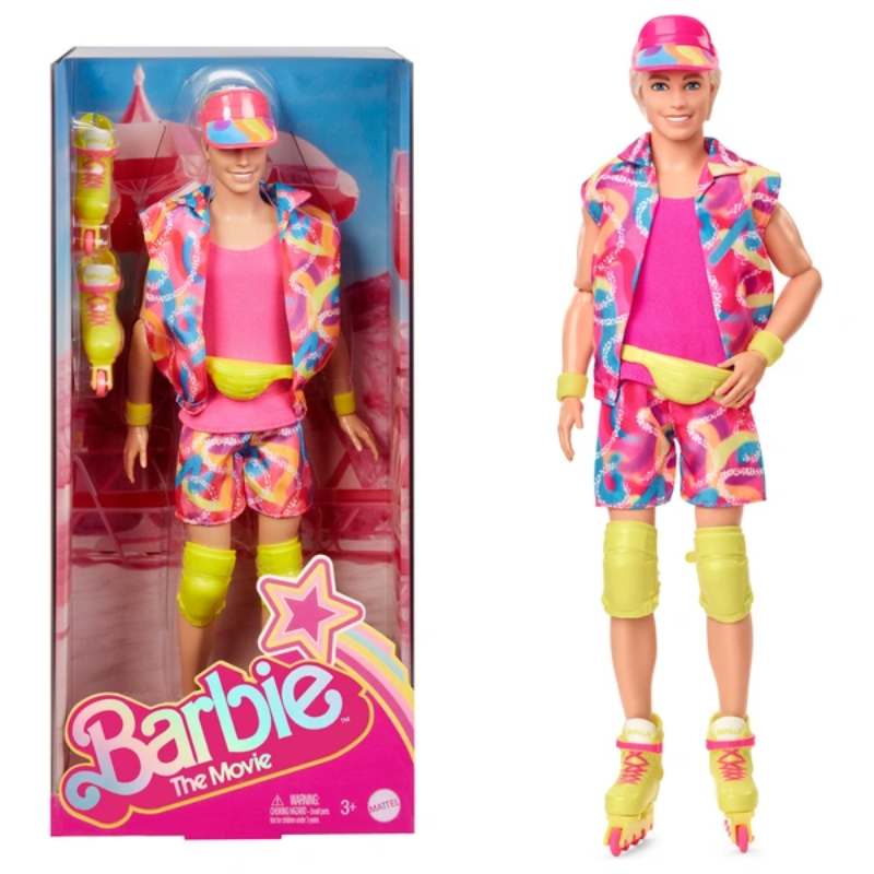 Barbie The Movie Ken Neon Roller Skating Doll