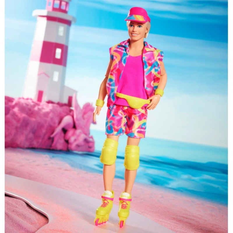 Barbie The Movie Ken Neon Roller Skating Doll