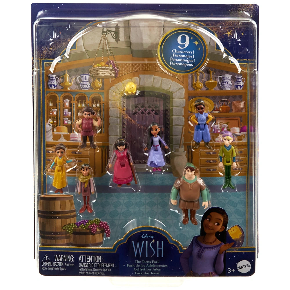 Disney Wish Asha & Friends Small Doll Figure Set