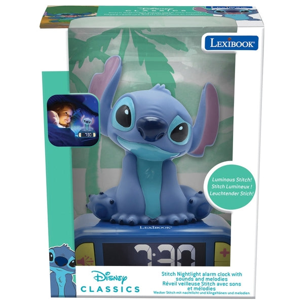 Disney Stitch Alarm Clock Night Light Stitch