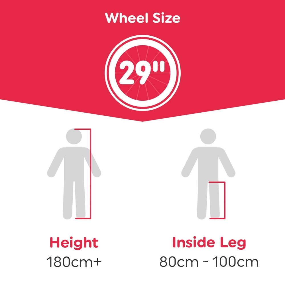 29 Inch Element Mountain Bike Red