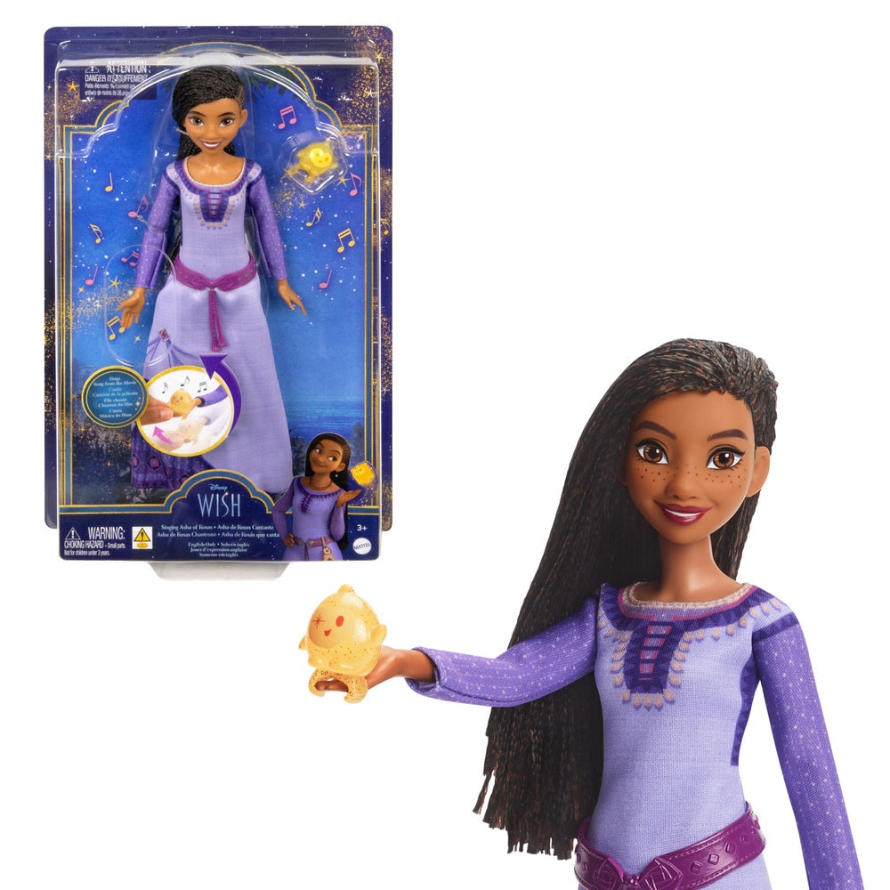 Disney Wish Singing Asha Of Rosas Fashion Doll