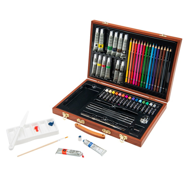 Artist Collection 55 Piece Wooden Art Set