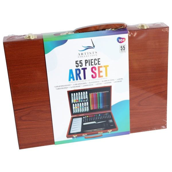 Artist Collection 55 Piece Wooden Art Set