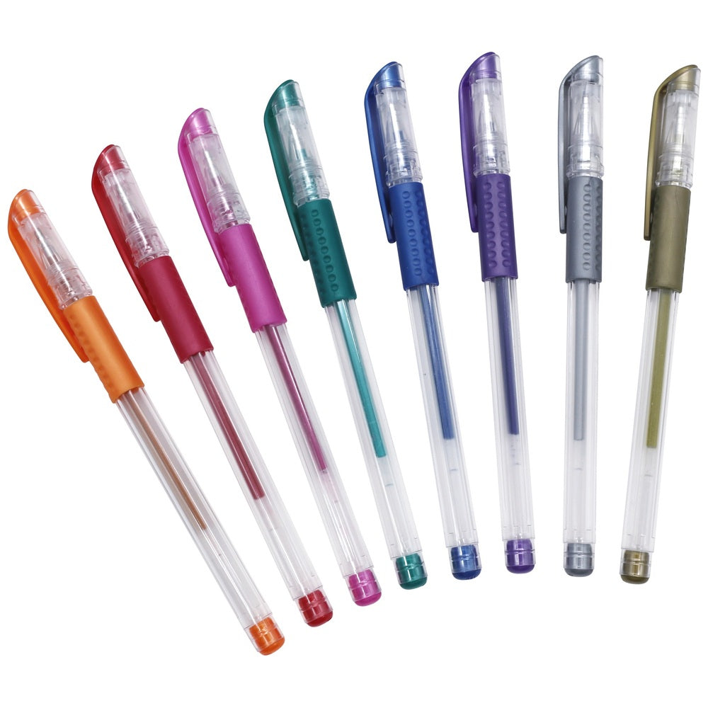 Crafty Co. Gel Pens Glitter Neon And Metallic Set 24 Piece