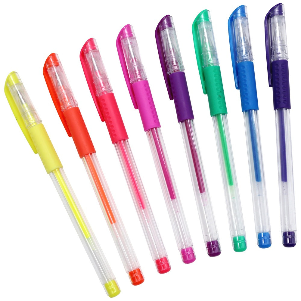 Crafty Co. Gel Pens Glitter Neon And Metallic Set 24 Piece