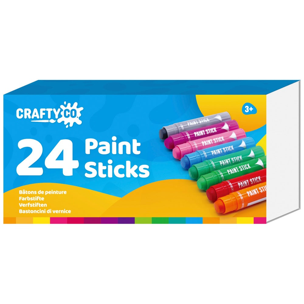 Crafty Co. Paint Sticks 24 Pack
