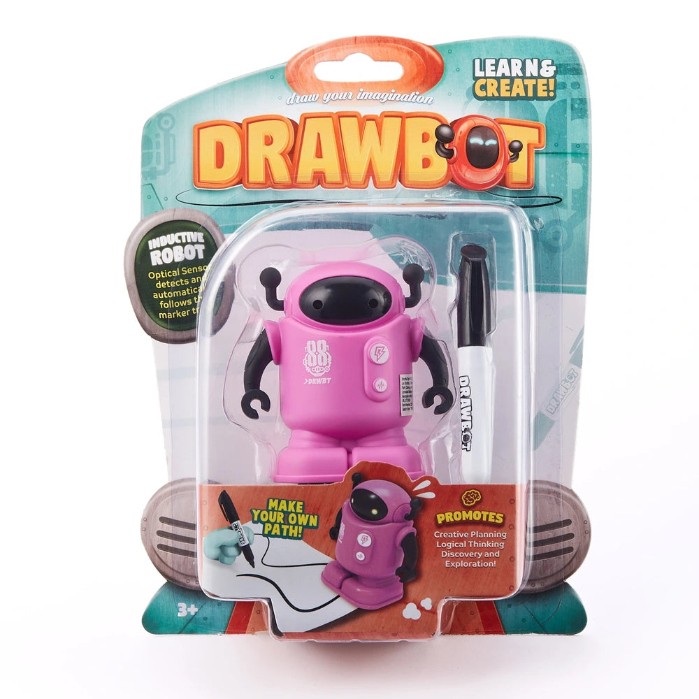 Pocket Play Drawbot Robot Play Learn And Create Toy Assortment