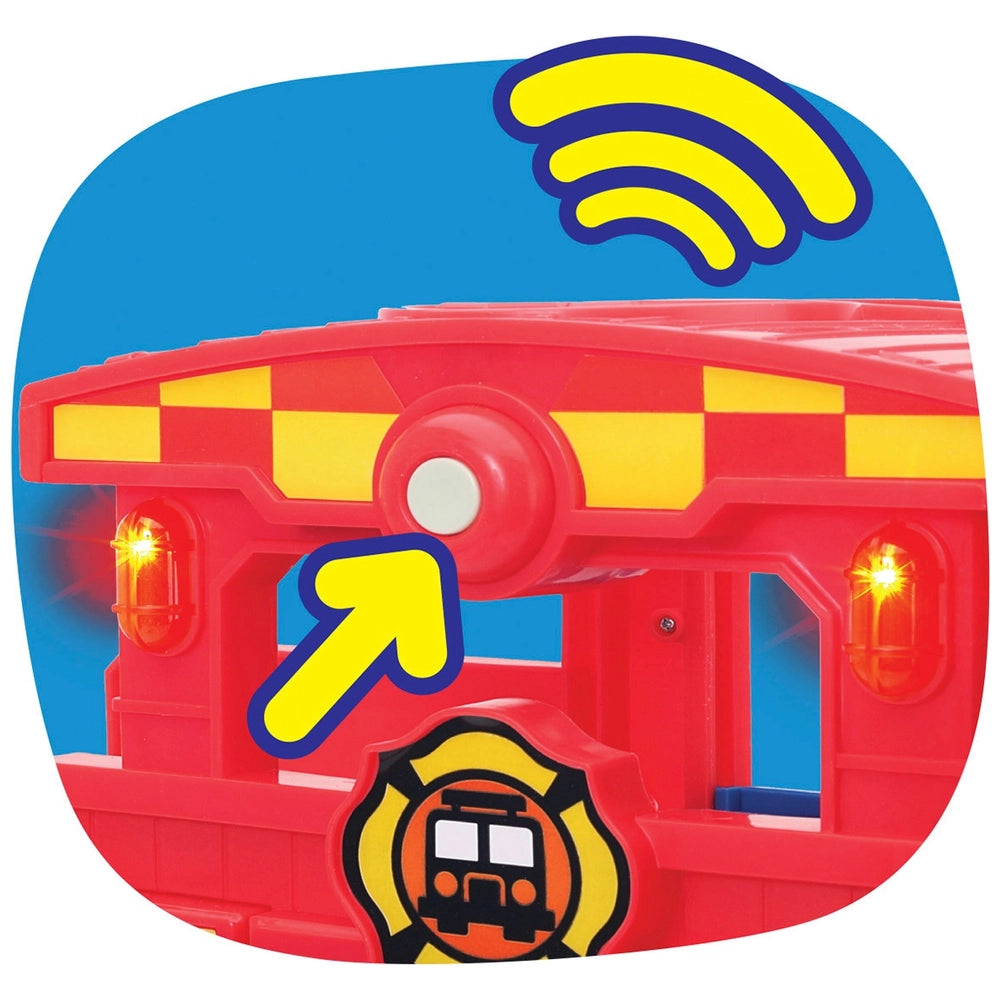 Big Steps Rescue Mission Fire Station Playset
