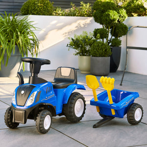 New Holland T7 Tractor Ride On With Trailer