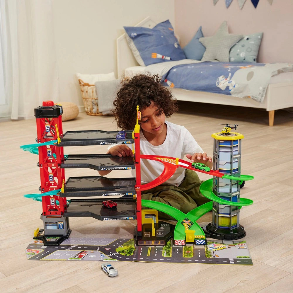 4 Level Parking Garage Playset
