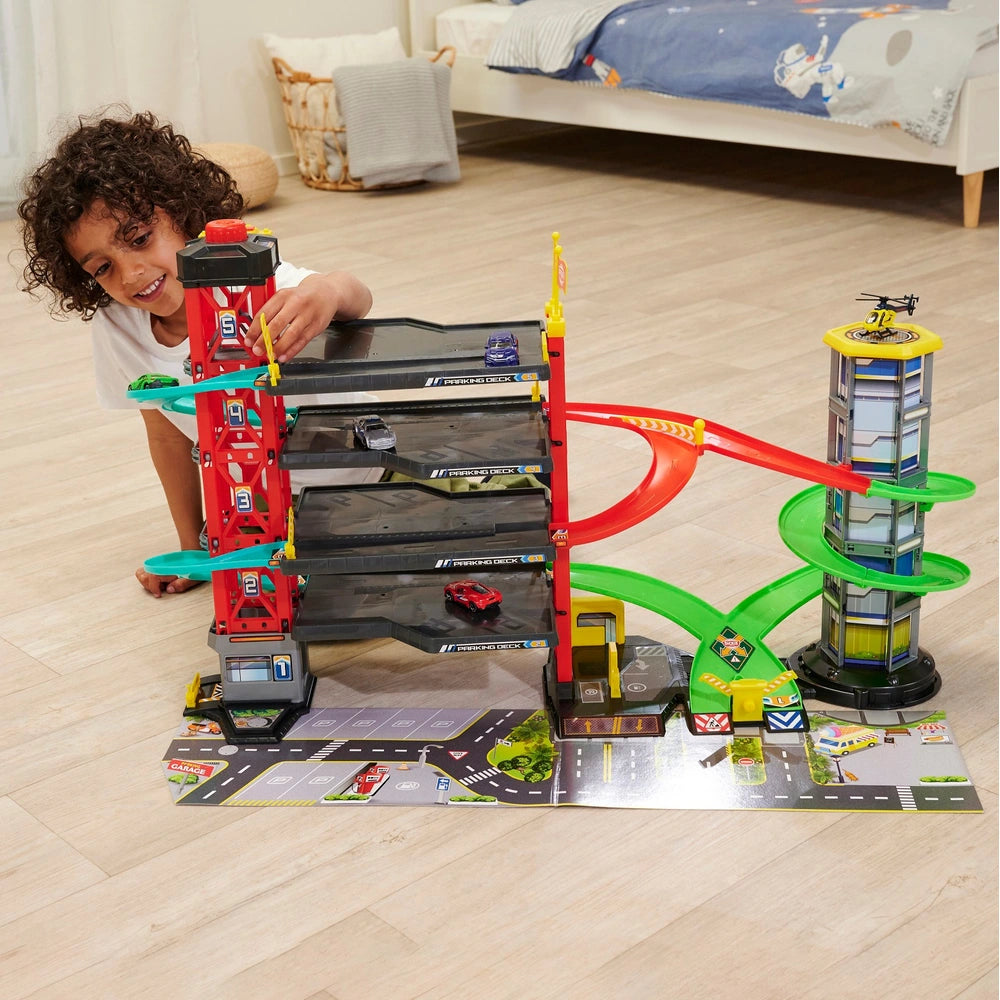 4 Level Parking Garage Playset