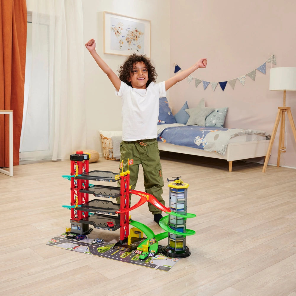 4 Level Parking Garage Playset