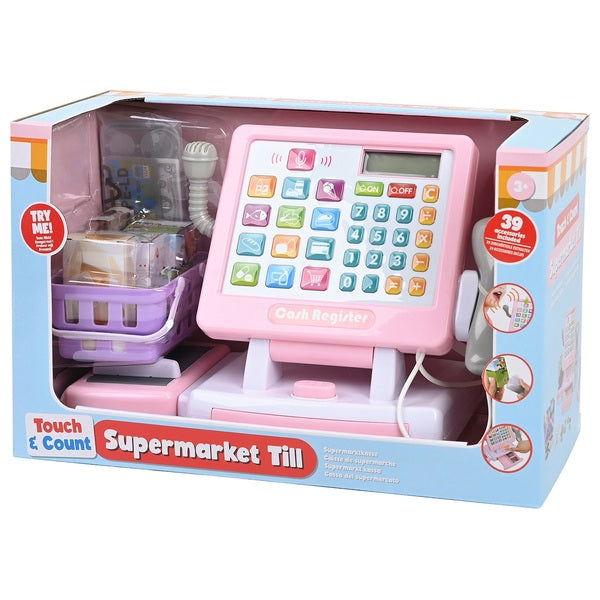Touch & Count Supermarket Till Pink