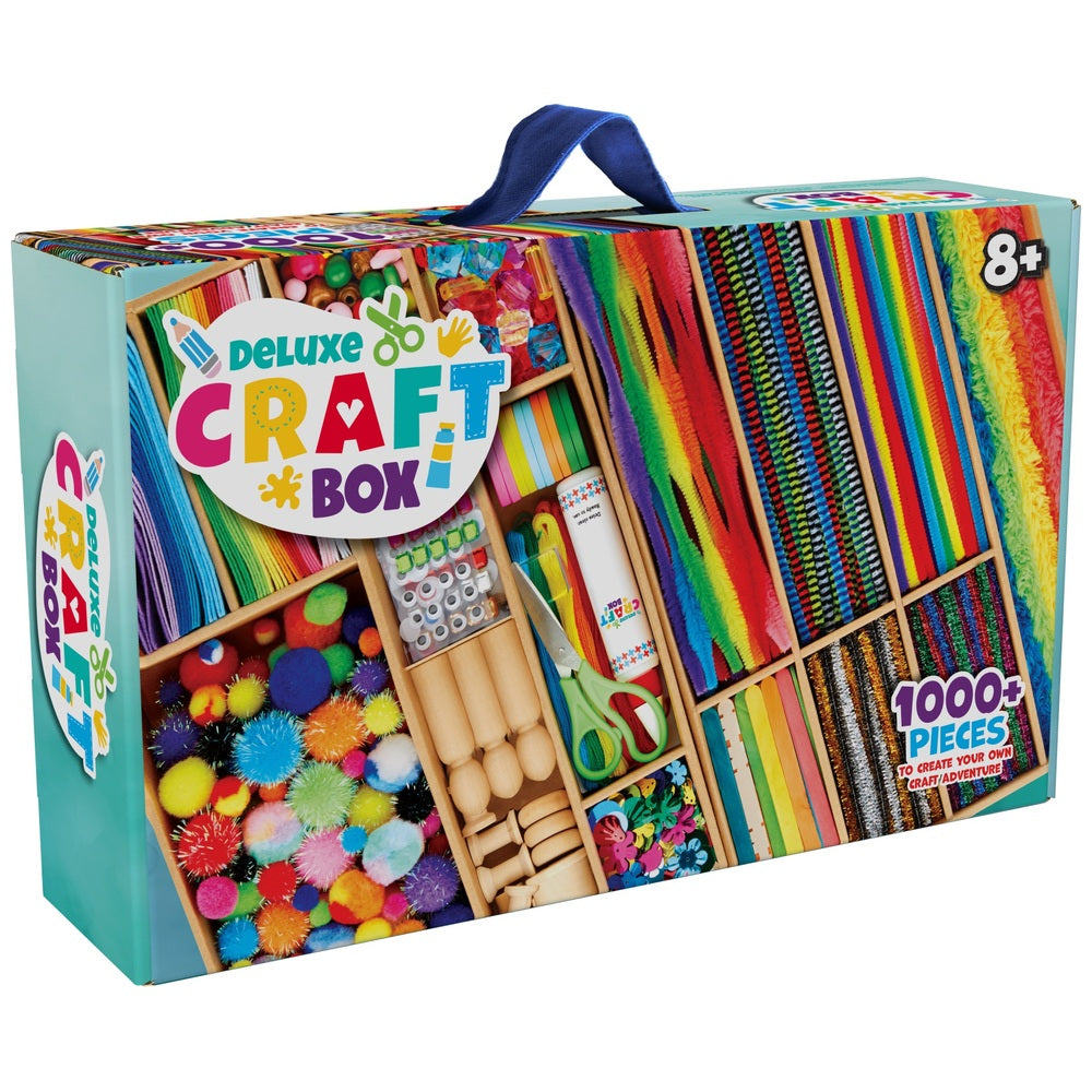 Craft Supplies Deluxe Box 1000+ Pieces