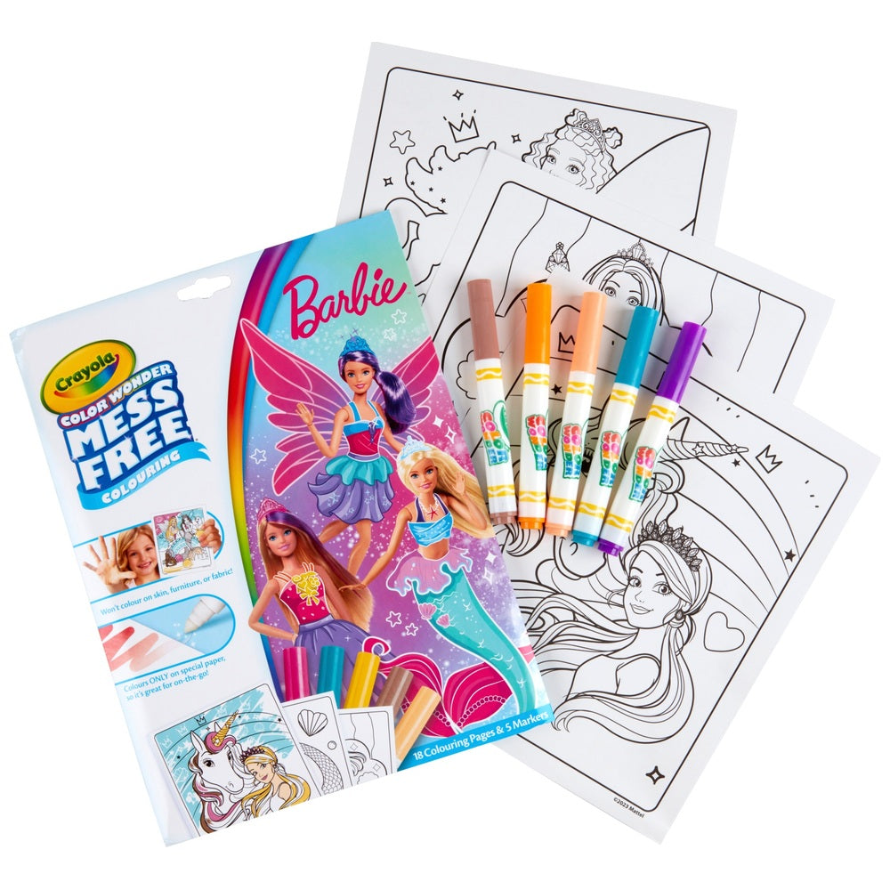 Crayola Colour Wonder Barbie Colouring Book