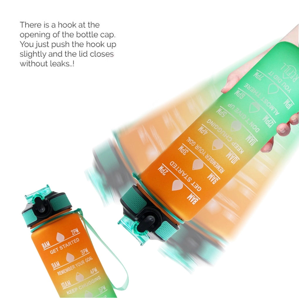 1L Sports Water Bottle Rainbow Assortment