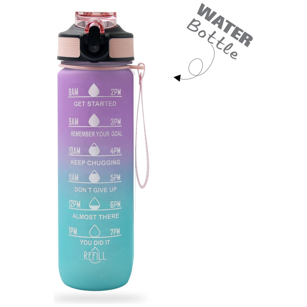 1L Sports Water Bottle Rainbow Assortment