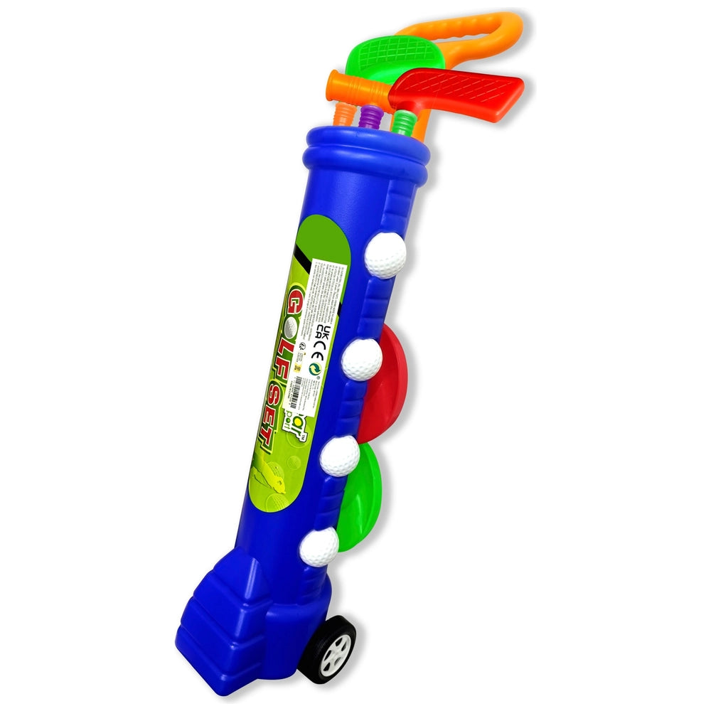Golf Clubs And Balls Caddy Set