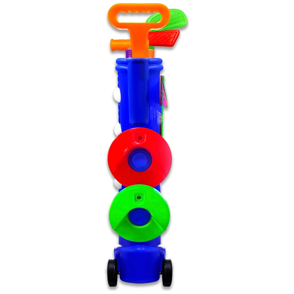 Golf Clubs And Balls Caddy Set