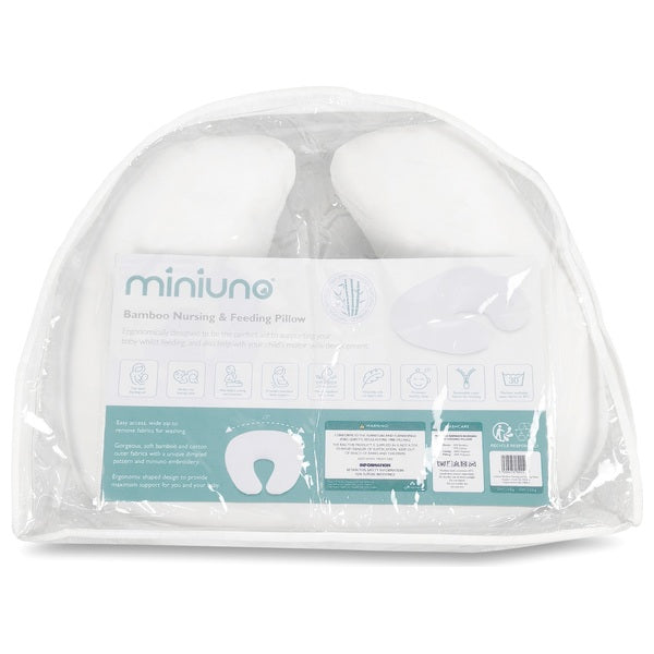 Miniuno Bamboo Nursing And Feeding Pillow