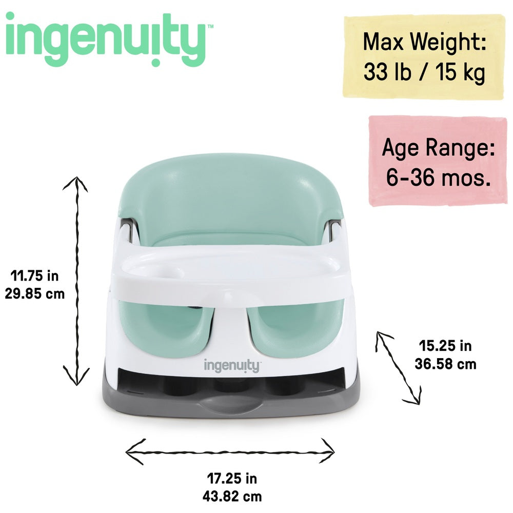 Ingenuity Baby Base 2-In-1 Booster Seat Mist